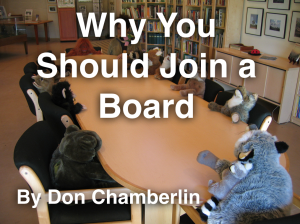 why you should join a board by don chamberlin
